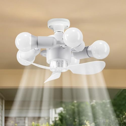 Luces para ventiladores de techo con motor moderno y casquillo E27 para el dormitorio 3