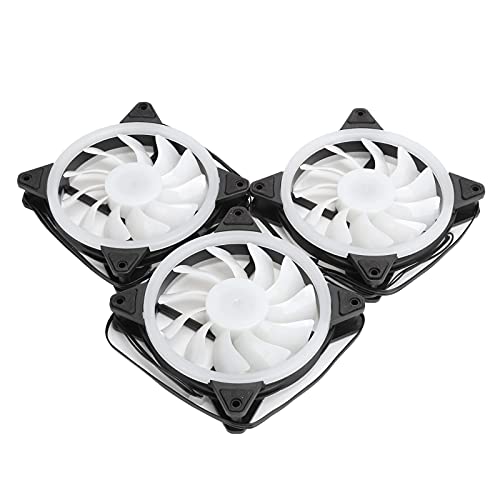 Ventilador de caja 120mm RGB Topiky kit de 3 unidades para refrigeración de chasis de PC