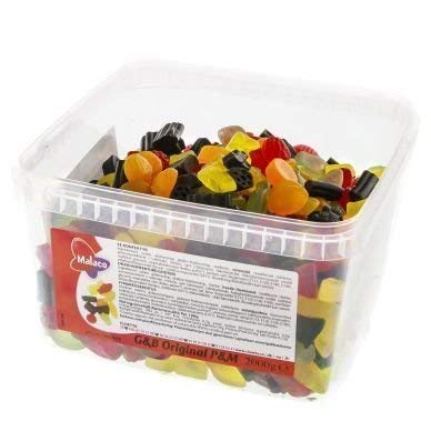 Gott & Blandat Original 2kg retail box fruit salmiak licourice flavor sweets
