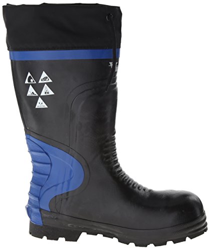 Viking Footwear Ultimate Construction Waterproof Boot,Black/Blue,7 M US