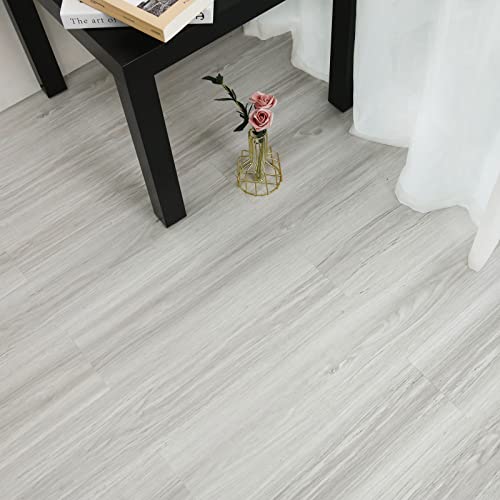 Image of Peel and Stick Floor Tile, 70 Pcs, 101.5 Sq.Ft, Vinyl Plank Flooring, Natural Wood Look, Self Adhesive Durable and Waterproof for Transfer Bedroom, Kitchen, RV, Bathroom and Living Room, 36inx6in