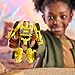 Transformers CYBERWORLD Bumblebee Cyber Changers 4-Inch Action Figure, Quick Change to Offroad Vehicle Mode, Robot Toys for Boys and Girls 6 and Up
