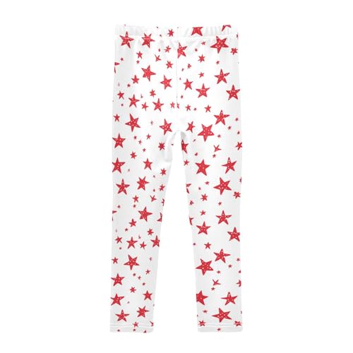 Girls Leggings Red Stars Toddler Girls Clothes Leggings for Girls Toddler Girls Leggings 3-4T2