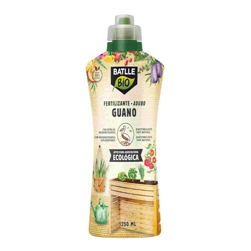 BATLLE BIO Fertilizante de guano, Para plantas de interior y terr...