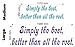 Produktbild Wonderous Wall Art Wandtattoo, Motiv Simply The Best (Tina Turner), groß, Schwarz