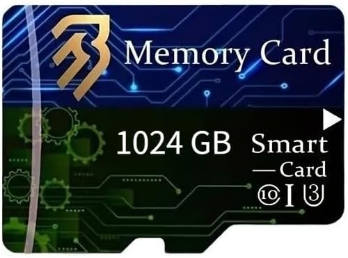 1TBTF Card,UHS-I C10 A1 Memory TF SD Card High Speed Memory Card,for Tablet/Mobile Phone/Camera/Car Audio/Game Console
