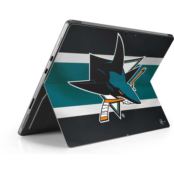 Skinit Tablet Decal Skin Compatible with Surface Pro 8 - Officially Licensed NHL San Jose Sharks Jersey Design