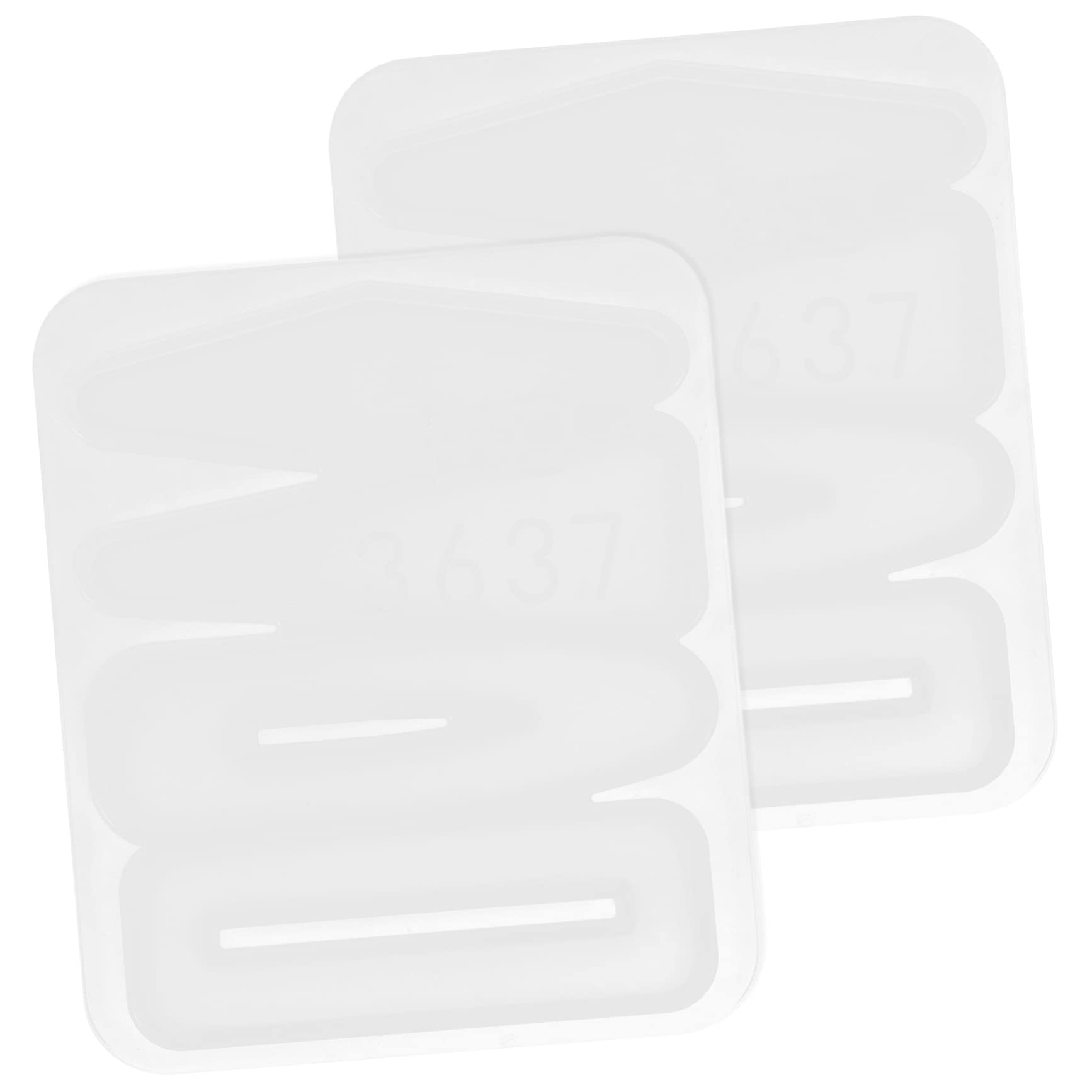 Uonlytech 5 Set Stampo Silicone Per Fai Da Te Mold Per Creazione Accessori Per Facile Da Utilizzare E Riutilizzabile Colorate E Uniche Con Creatività 2 Pezzi*5