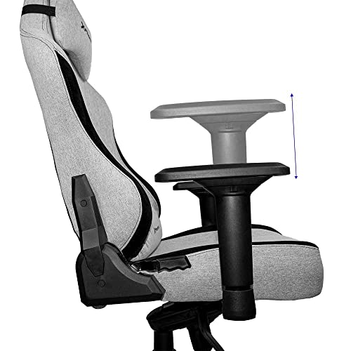 Phoenix Silla Gaming de Escritorio, Reposabrazos Regulable, Cojín Lumbar y Cervical, Espuma de Alta Densidad, Reposabrazos 4D, Basculante Mariposa, hasta 150 kg (Tela)