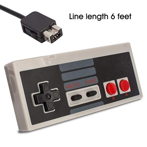 WADEO NES Controller USB Classic Edition Nintendo Game Controller passend für Nintendo Classic NES Gamepad mit 6ft Extend Link Verlängerungskabel für Nintendo Mini NES Classic Edition