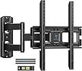 PERLESMITH TV Wall Mount for 26-55 inch TVs up to 70 lbs, Full Motion TV Mount Bracket with Swivel, Tilt, Level Adjustment, Corner Mount with Articulating Arm, Max VESA 400x400mm, PSMFK7