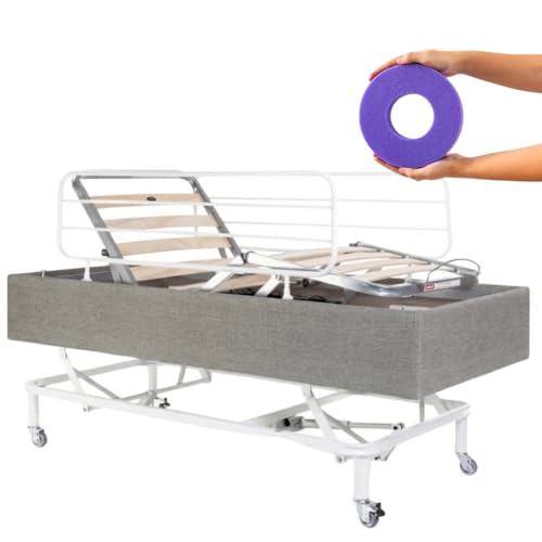 Cama Motorizada Articulada 3 Movimentos com Regulagem de Altura, Rodas e Grades Pilati (Cama)