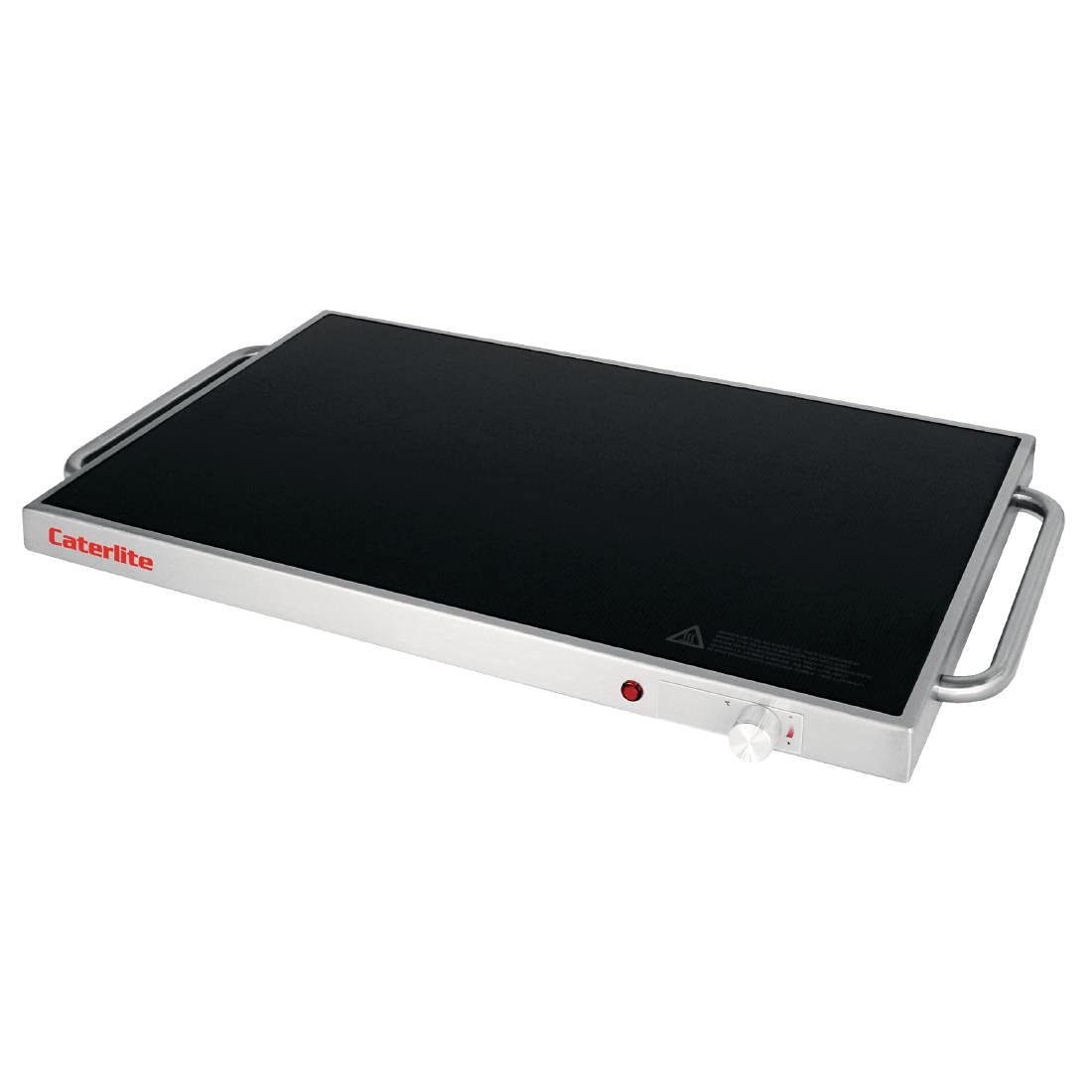 Caterlite 230 W Kochplatte, Edelstahl und gehärtetes Glas, Temperaturbereich: 60 °C bis 105 °C, Breite: 550 mm, Kapazität: 20 kg, passend für 1/1 GN oder kleinere Konfigurationen, CD562