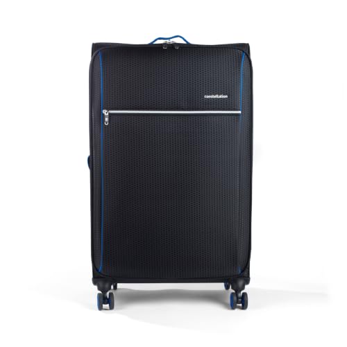 Constellation Triolite Large Soft Shell Suitcase Black/Blue