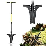 Jardineer Thickened Root Shovel, 45 Inch Serrated...