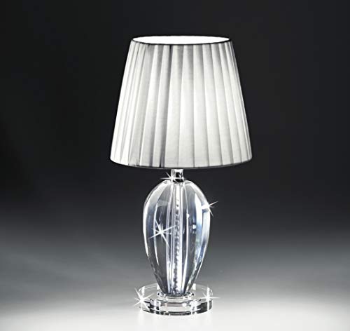 MAZZOLA LUCE Abat jour vetro cristallo lampada comodini per camera da letto contemporanea elegante alta qualità