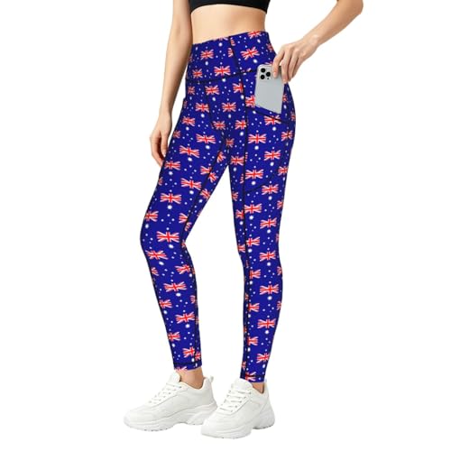 Leggings de gimnasio cintura alta con estampado australiano original