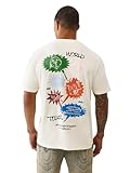 True Religion Men's Short Sleeve Speech Bubble Tee– Crewneck Graphic T-Shirt- Sandstorm, XXL