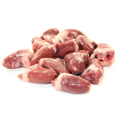 Raw Paws Frozen Raw Chicken Hearts for Dogs & Cats, 2-lb (8-Pack) - Made in USA - Small-Batch Frozen Dog Food - Natural Chicken Heart Treats - Raw Food for Dogs