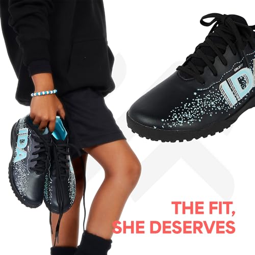 IDA Youth Travel Turf Girls’ Turf Shoes, GRLSFIT Comfort, Soft PU Leather Upper, Youth Football Cleats Female-Specific Fit4