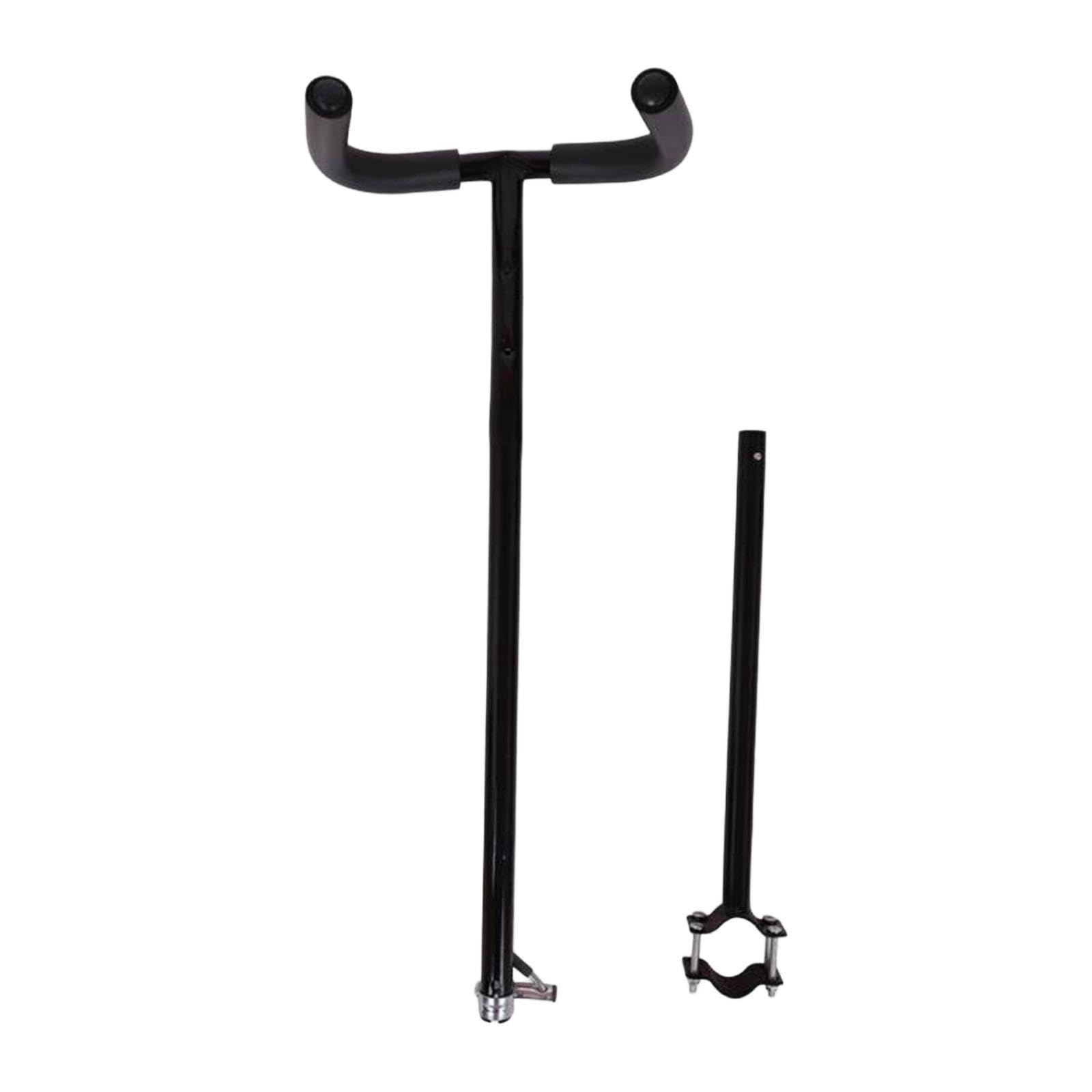 Colcolo Replacement Handle Extension Bar Accessories Comfortable Push Strollers Push Rod Handlebars Extenders for Children's Tricycle, Black