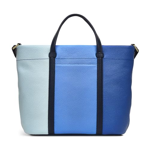 Image of RADLEY London Rivington Colourblock Women's Leather Ziptop Satchel Bag