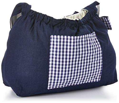 Bolsa Side Encantê Bonito para Cães, Tamanho U, Azul Marinho