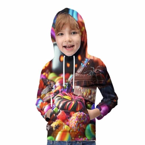 Sweat à capuche lion enfant pull en polaire graphique 3d - 5