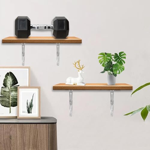 Soportes para estanterías de pared 250x150mm con diagonal de acero inoxidable 8