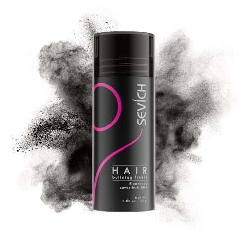 SEVICH Fibre per capelli - Ricostruzione dei capelli, Fibre di cheratina Naturale per Perdere Peso Dei Capelli, 25 g Fibre per Capelli Marrone Scuro