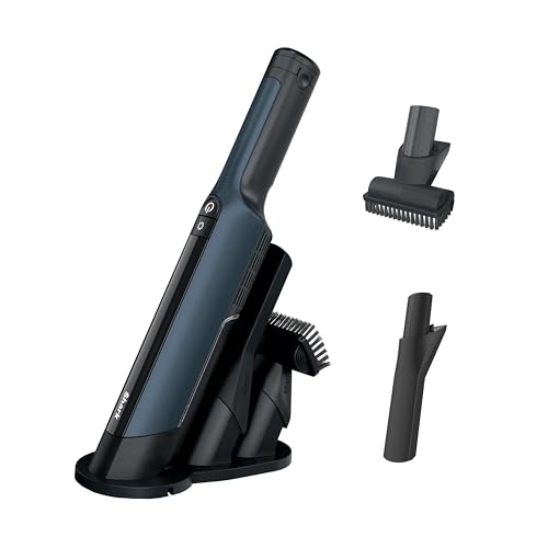 Shark WV410BL WANDVAC Cordless Hand Vacuum, Ultra-Lightweight & Portable with Powerful Suction & Tools for Pets, Designed for Car & Home, Dark Blue