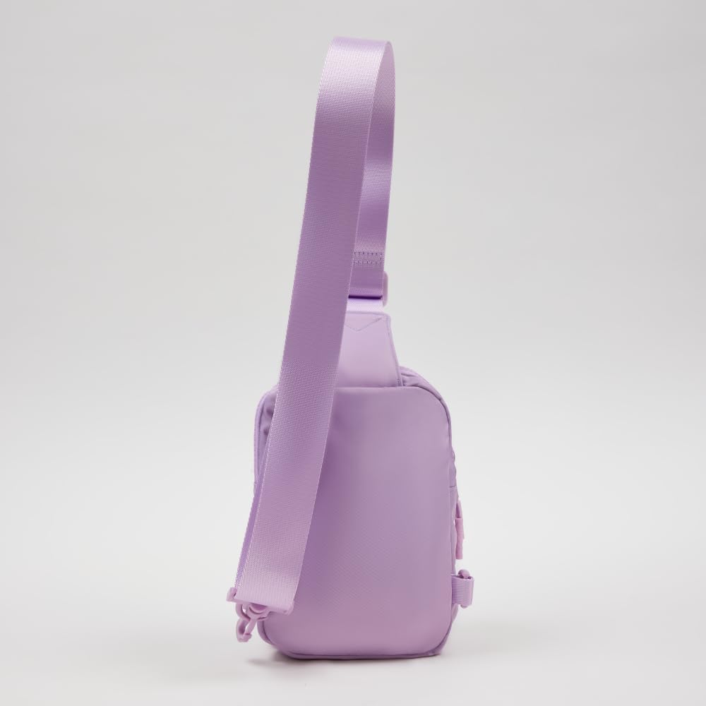 VAKAER Convertible Sling Backpack for Women & Men – Lightweight 3-in-1 Crossbody Daypack with Adjustable Strap, Anti-Theft Pocket, Water-Resistant Small Travel Bag (Light Purple) - Image 4