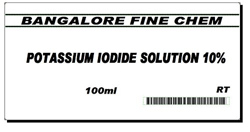 BFC POTASSIUM IODIDE SOLUTION 10% - 100ml (B07FBHPSN2) Amazon Price History, Amazon Price Tracker
