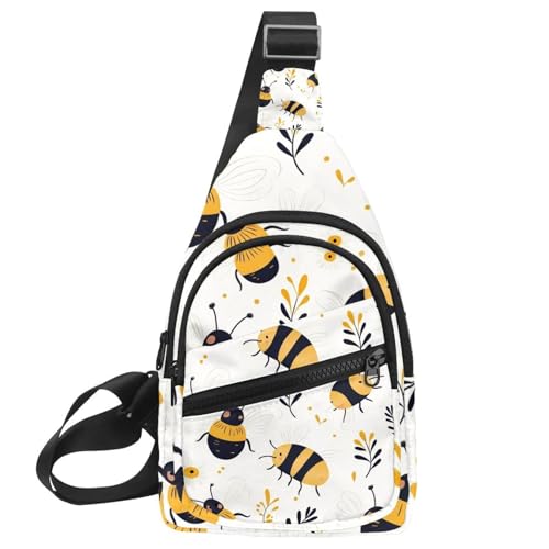 Mochila bandolera de pecho con animales para senderismo