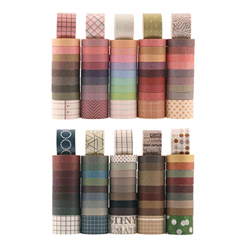 Ruban adhésif NogaMoga washi tape repositionnable pour bullet journal