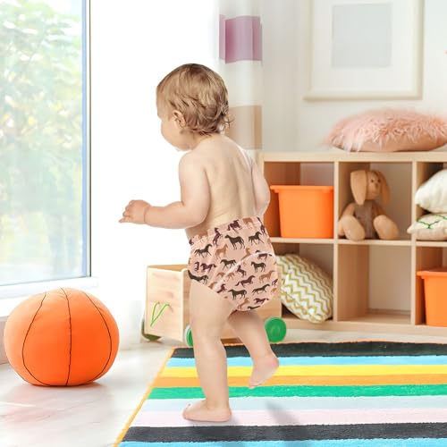Image of Toddler Potty Training Underwear Cotton Absorbent Soft Baby Girl Boy Potty Training Pant 2t-5t