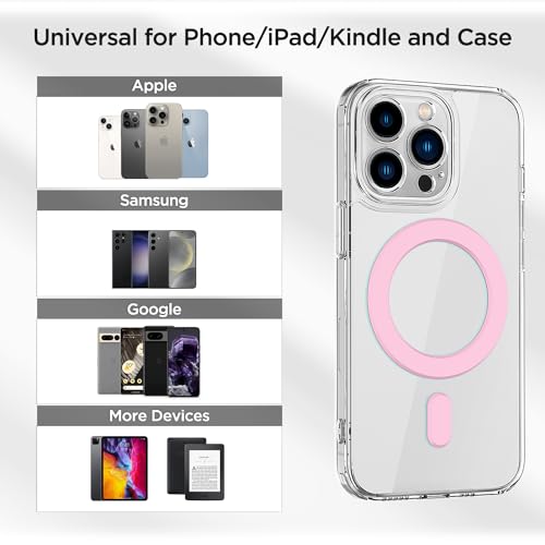 Anneaux magnétiques OUTXE pour coques iPhone et Android, lot de 2
