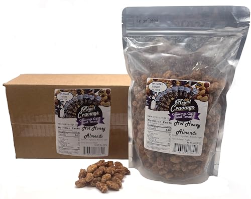 Premium Hot Honey Almonds – 2lb Resealable Bags – Gourmet