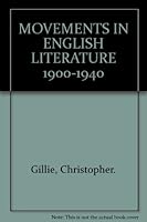 Movements in English Literature, 1900 - 1940. B000JVYOFW Book Cover