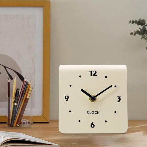 Reloj de mesa que funciona con pilas para decoración de salas de estar 4