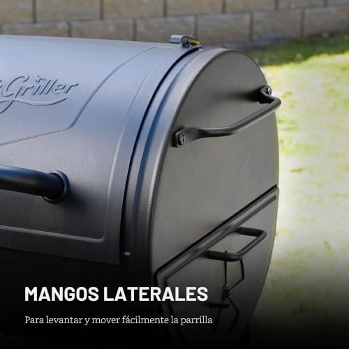 Miniatura 6 de Char-Griller Barbacoa Portátil De Carbón E82424 Smoker Side Fire Box, Negro