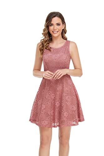 Image of ODCOCD Women's Lace Dress /Above Knee