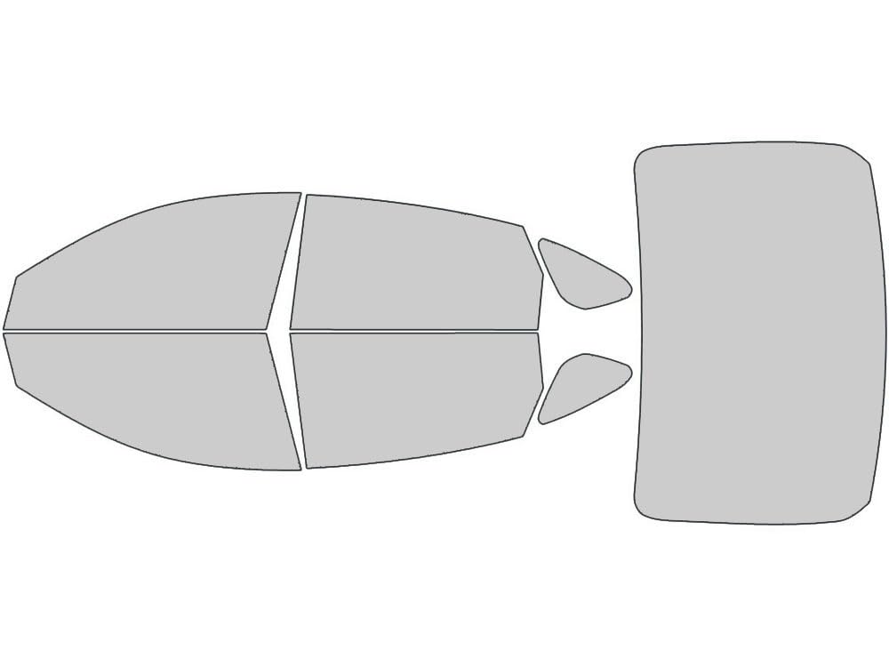 Rvinyl Window Tint Kit Compatible with Honda Accord 2023-2024 (Sedan) - Complete Precut Kit - 5%