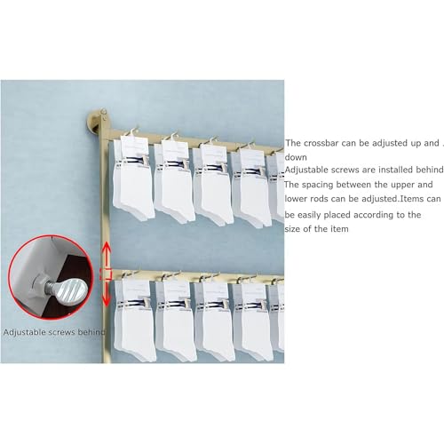 Étagère murale chaussettes colliers pour ranger le dressing