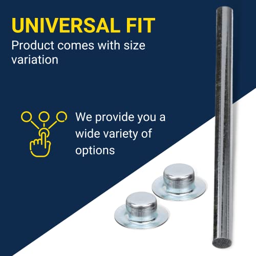 Tie Down Engineering 86031 Roller Shaft - 13-1/4 inch x 5/8 inch, Silver - image 5