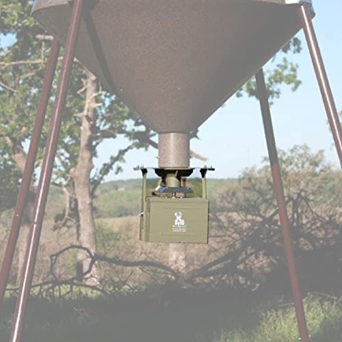 Boss Buck 12V Auto Large Feed Kit, Hunting Versatile Automatic Durable Steel Control Box With Digital Timer & Motor For Deer Game Feeder #TOP4