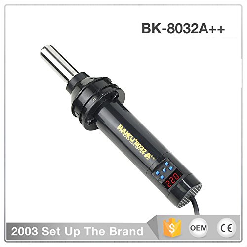Preisvergleich Produktbild Mmsww Heißluftpistole, Kunststofffolie Backbrenner, Industrial Promise Thermostat, LCD-Digitalanzeige, Handheld-Haartrockner.