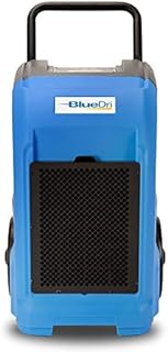 BlueDri BD-76P-BLUE 76-Pint AHAM High Performance Commercial Dehumidifier, Blue