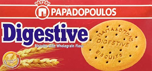 Papadopulos Digestive, Biscotti A Base Di Farina Di Frumento Integrale
