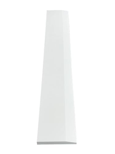 Miniatura 4 de Umbral de mármol único Hollywood diseñado para transiciones de piso (súper blanco, 5 x 36 pulgadas)